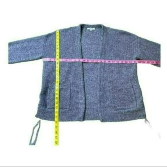 Madewell Women's Gray Open Knit Loose Side Tassels Cardigan Sweater Size XS - Picture 9 of 10